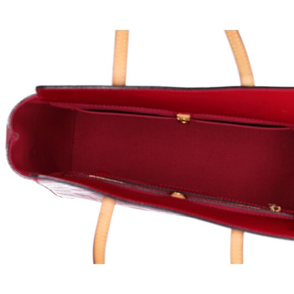 Louis Vuitton Catalina NS Monogram Vernis Tote Bag M90013 Rose Indian - Picture 7 of 9